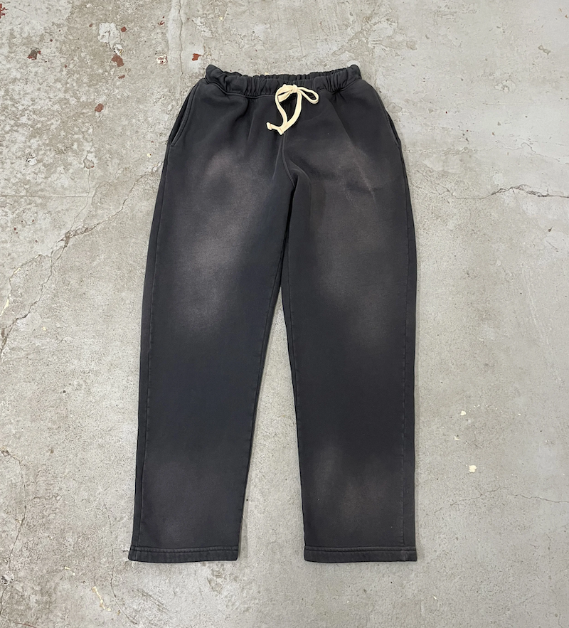 MOOJIMOOJI - 02 SWEATS - AGED BLACK