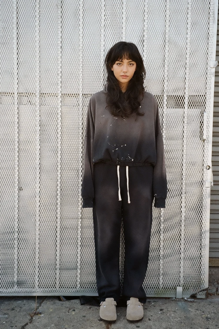 MOOJIMOOJI - 02 SWEATS - AGED BLACK