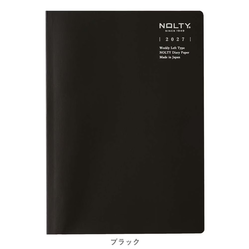 2027年 NOLTY 能率手帳 A5 TiO 系列：週間橫式手帳 [6812,6813]