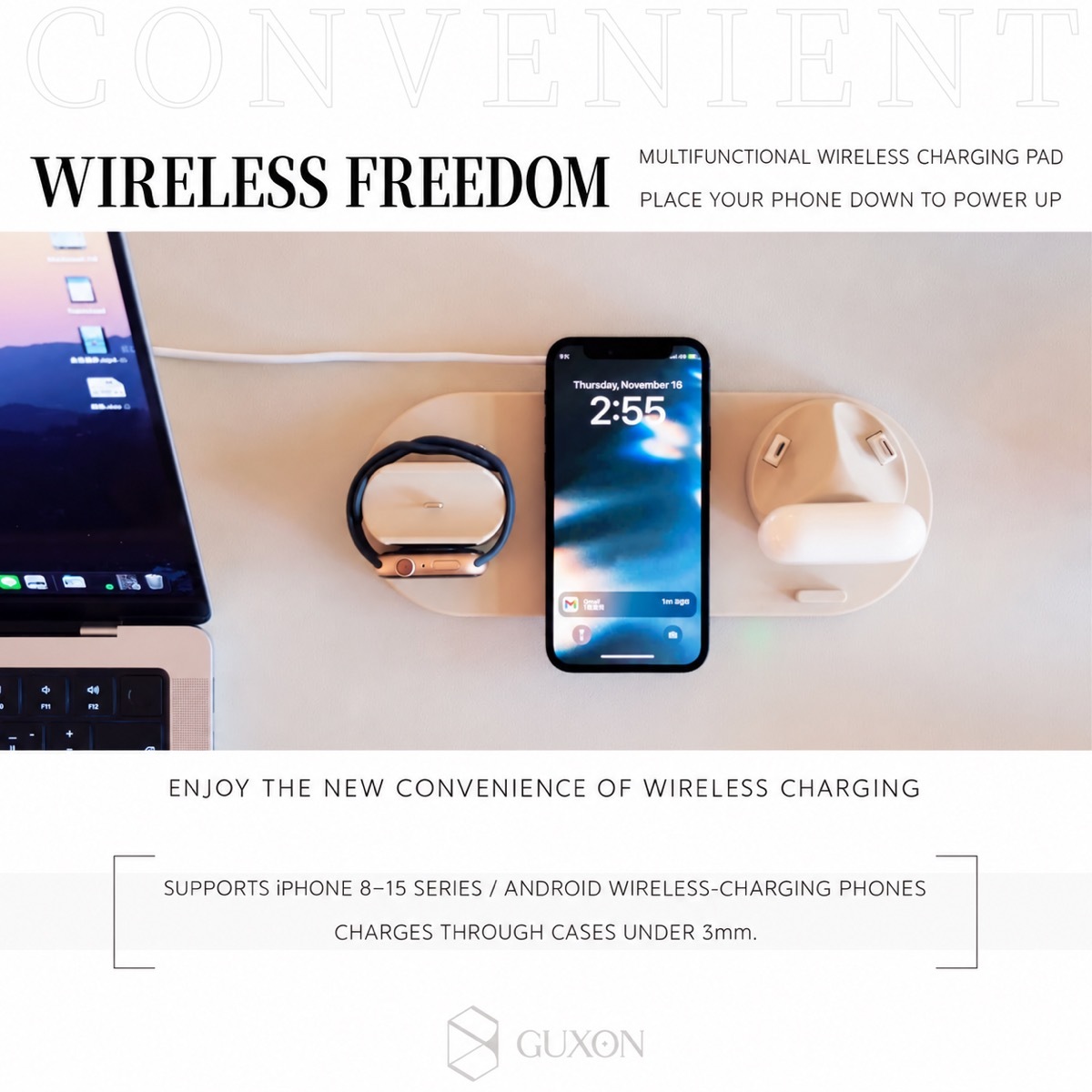 GUXON wireless charging station