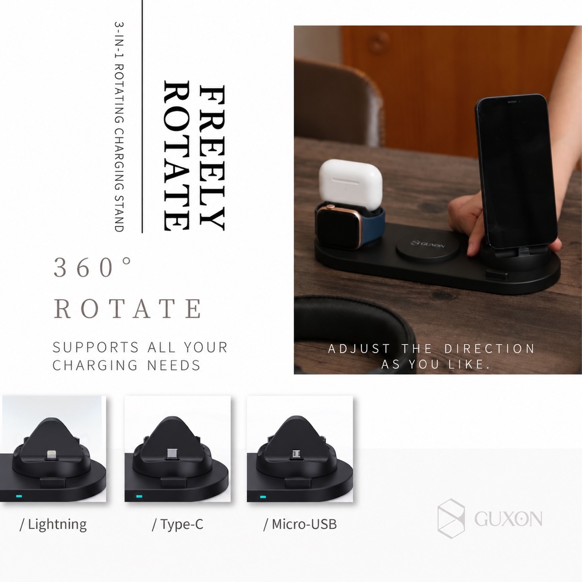 GUXON wireless charging station