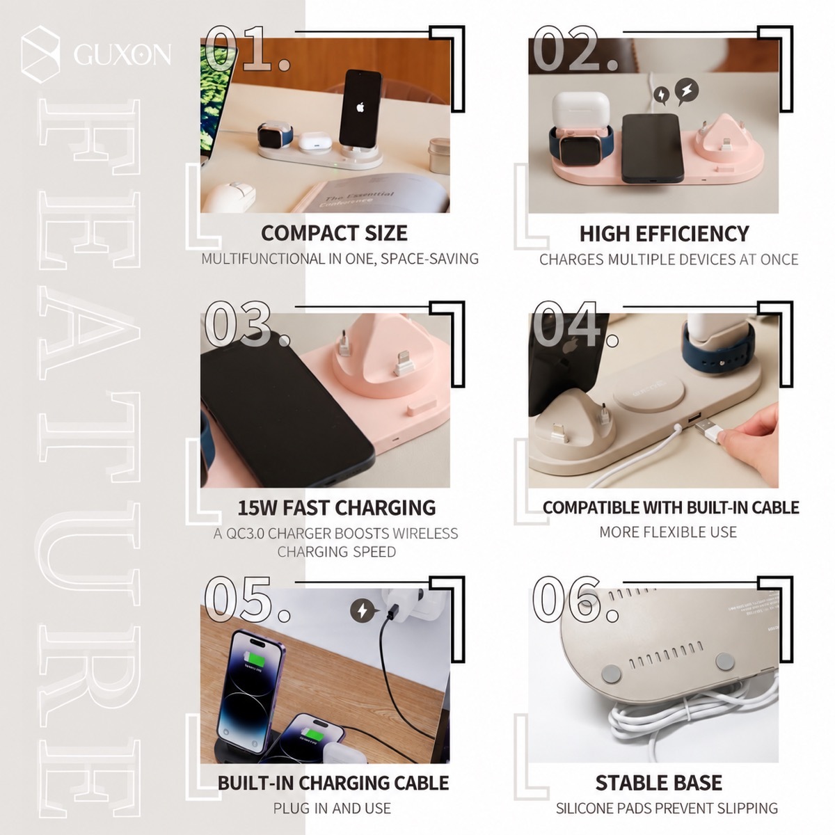 GUXON wireless charging station