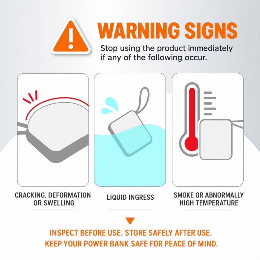 Hazard warning notes for the Cube