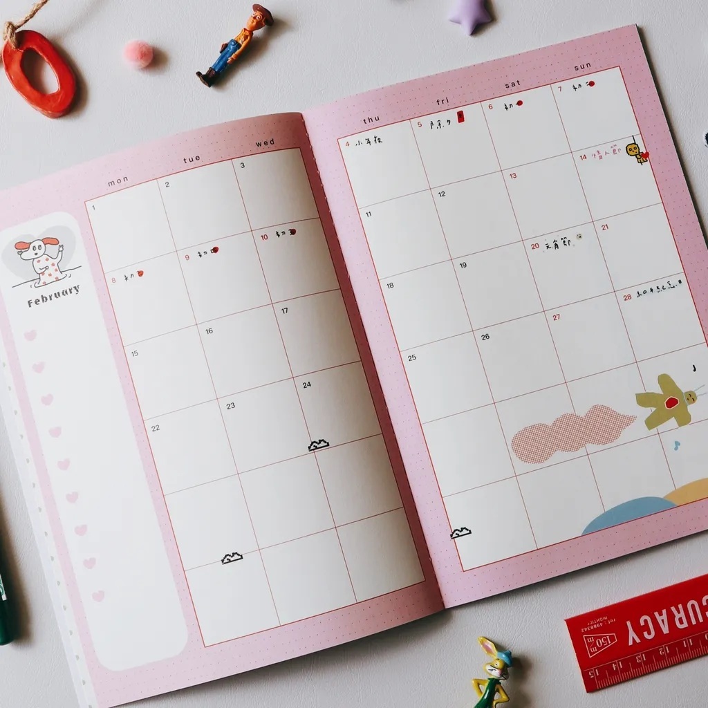 馬卡龍腳趾．Plant Your Day 2027 A5月記事輕薄筆記本