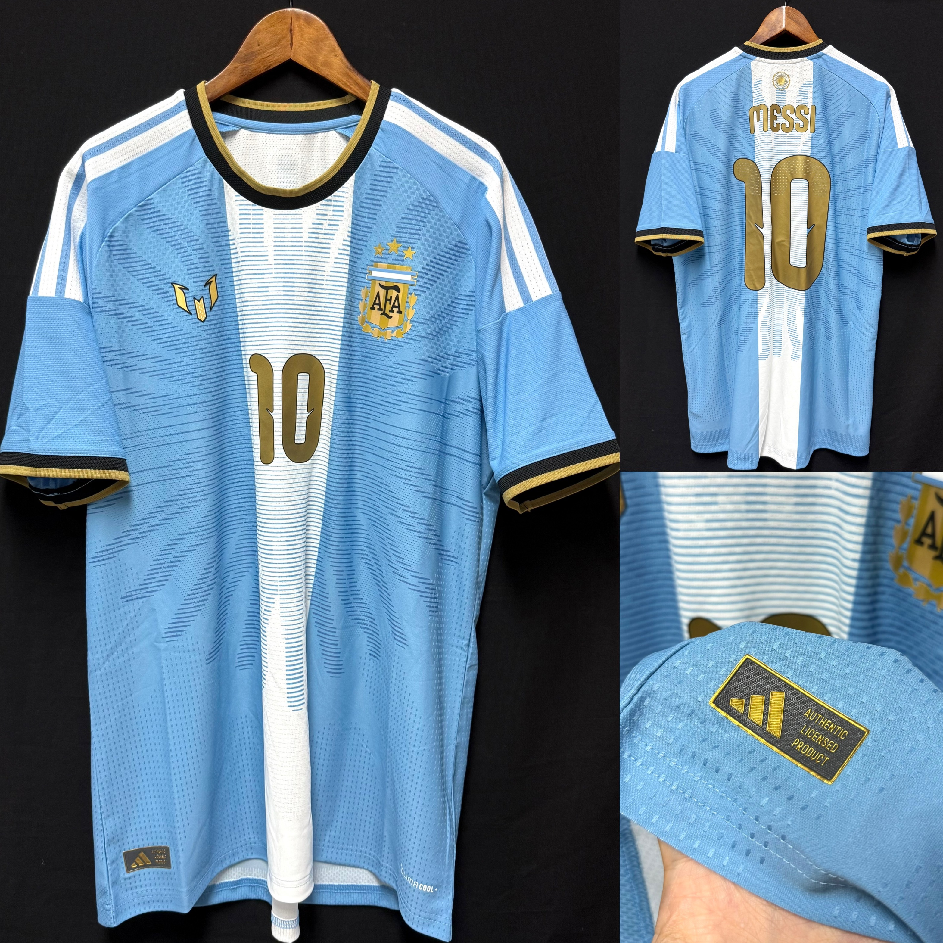 (BNWT) Argentina 2026 Messi Last Match Adidas Home Authentic Player Shirt #10 MESSI