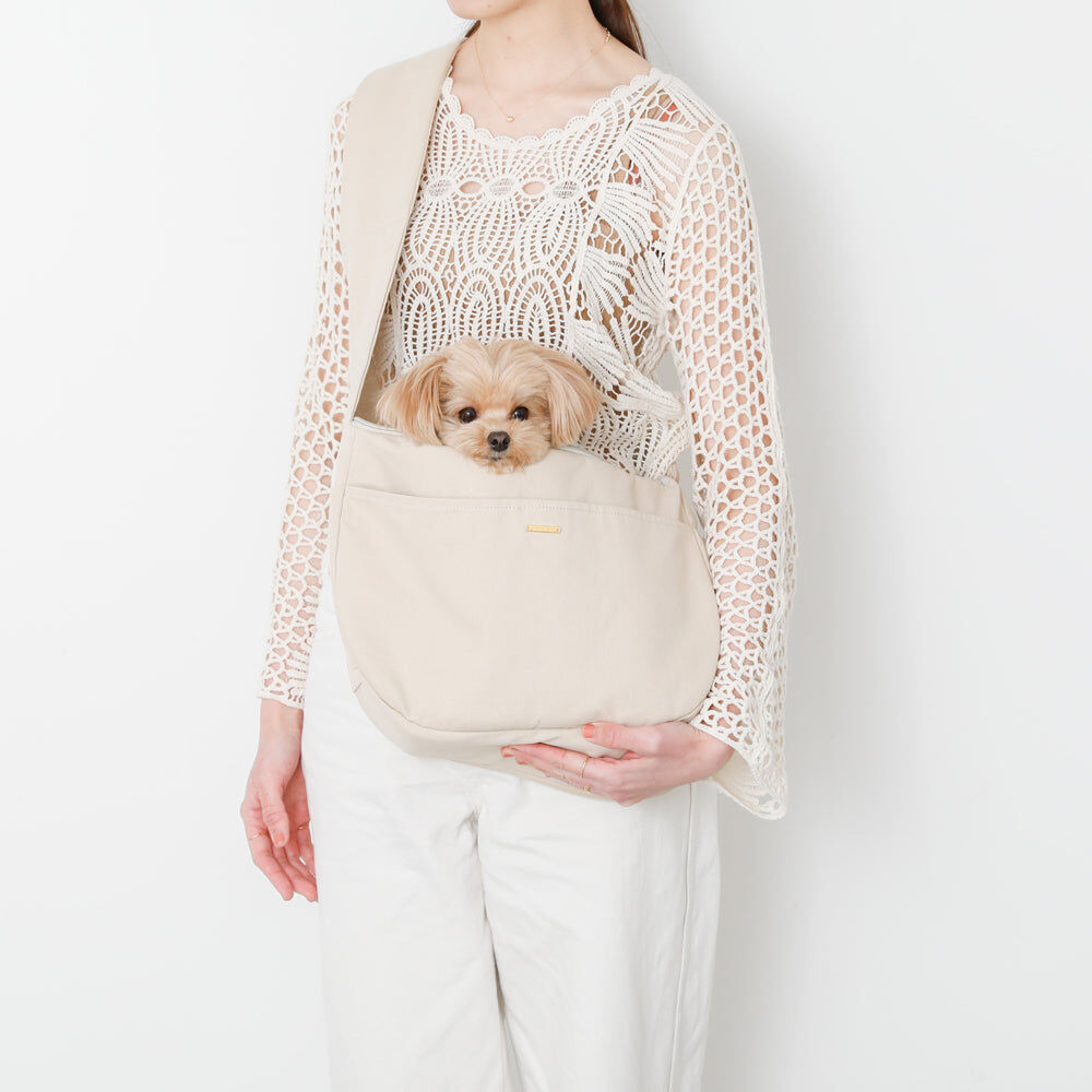 【Moncheri】Dog Sling with Mesh Window