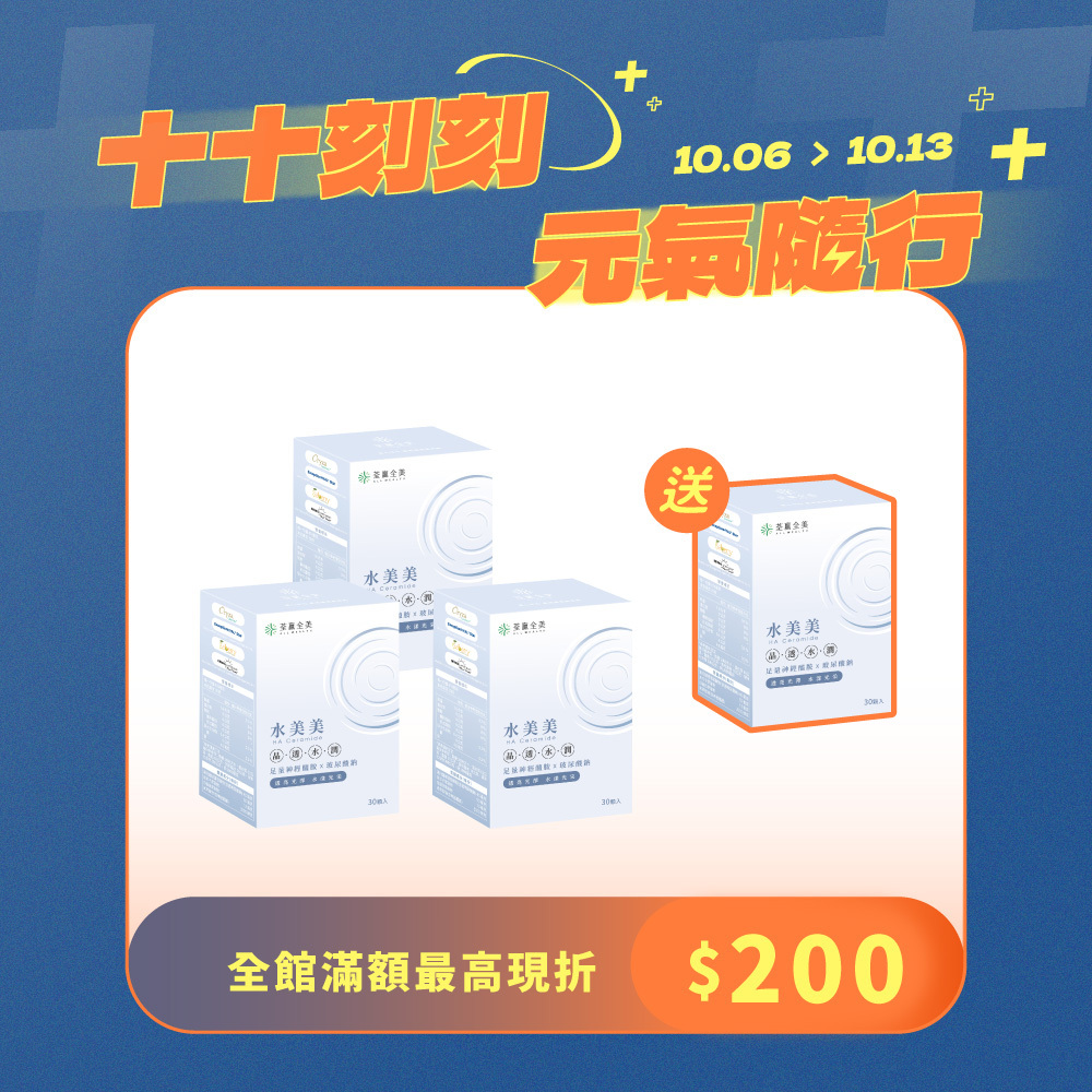 【買3送1】水美美膠囊