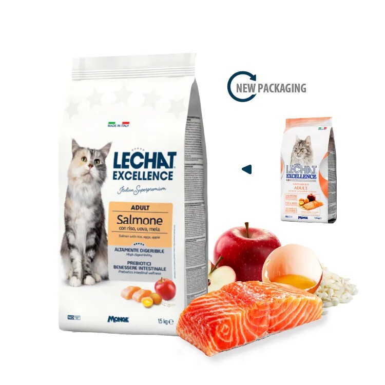 Lechat Excellence丨三文魚蘋果成貓健體美毛配方1.5kg (LE-9800)