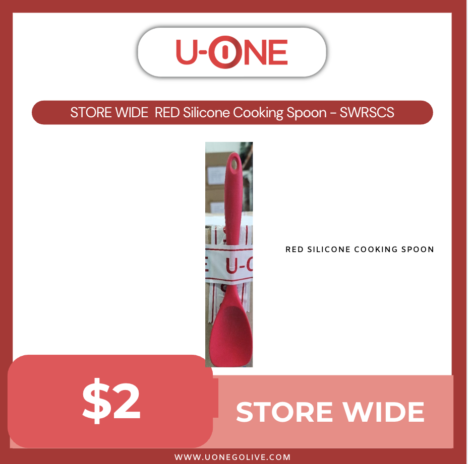 STORE WIDE  RED Silicone Cooking Spoon - SWRSCS