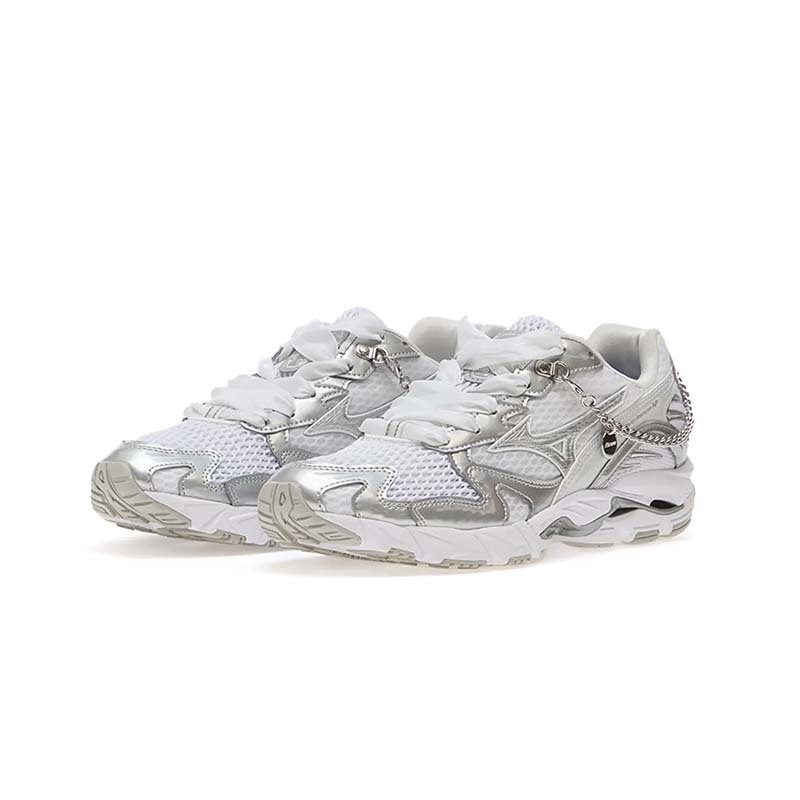 Mizuno Women's Wave Rider 10 "White/Silver" 美津濃 休閒鞋 銀白色 女鞋 D1GA260E01 [台灣現貨]