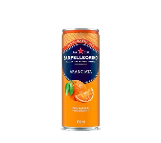 Sanpellegrino Aranciata 有氣果汁 - 330ml  (甜橙味)