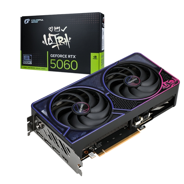 Colorful iGame GeForce RTX 5060 Ultra DUO OC 8GB-V 顯示卡