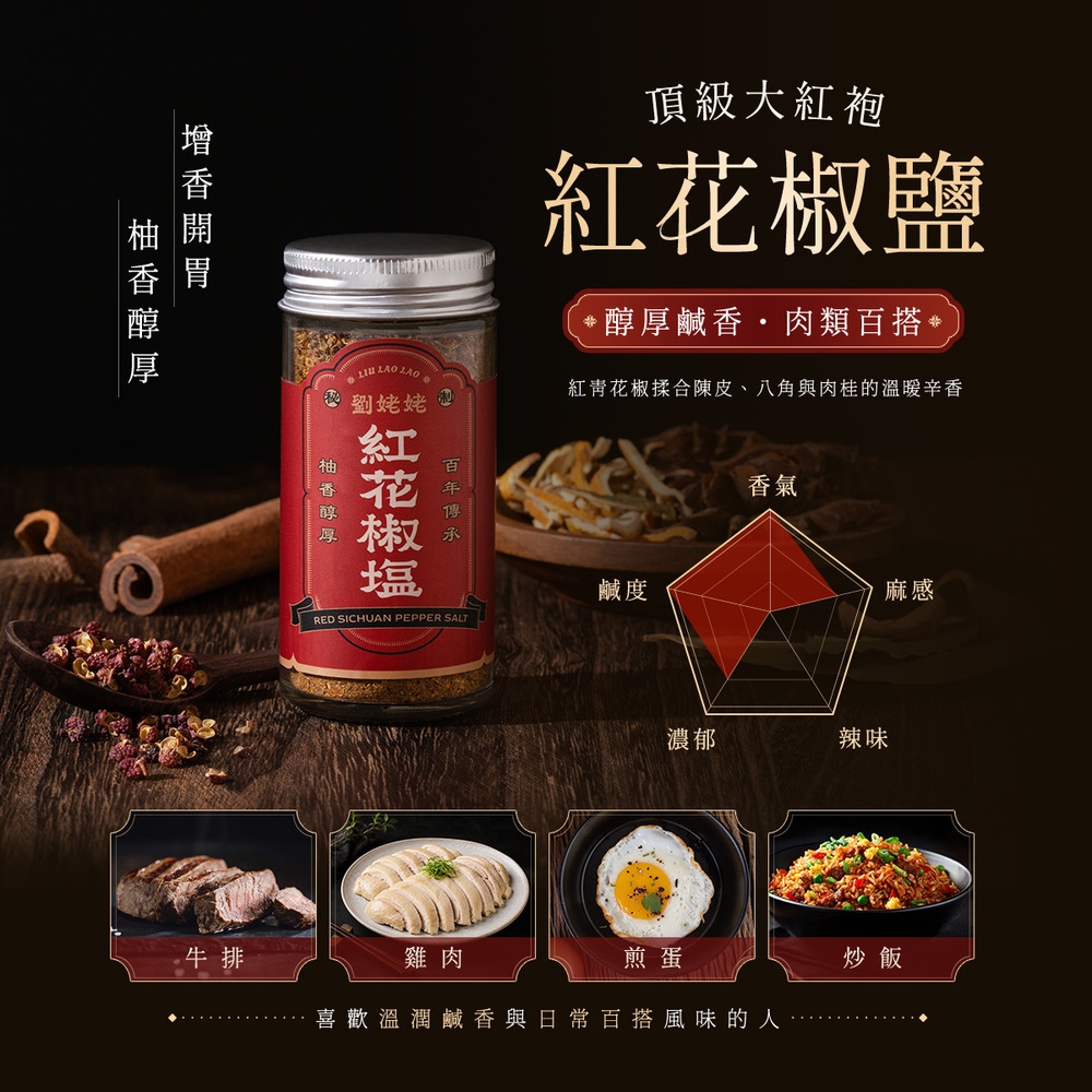 劉姥姥紅花椒鹽