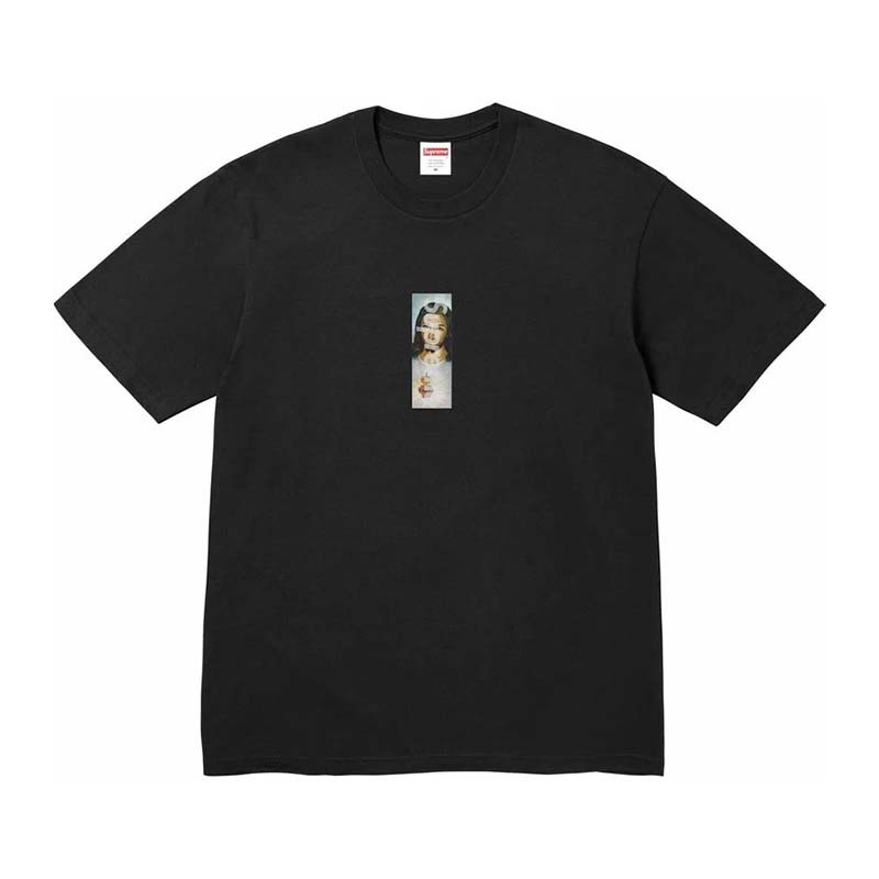 Supreme Prayer Card Box Logo Tee Black 耶穌 祈禱者 短袖上衣 黑色 FW26T68-BK [台灣現貨]