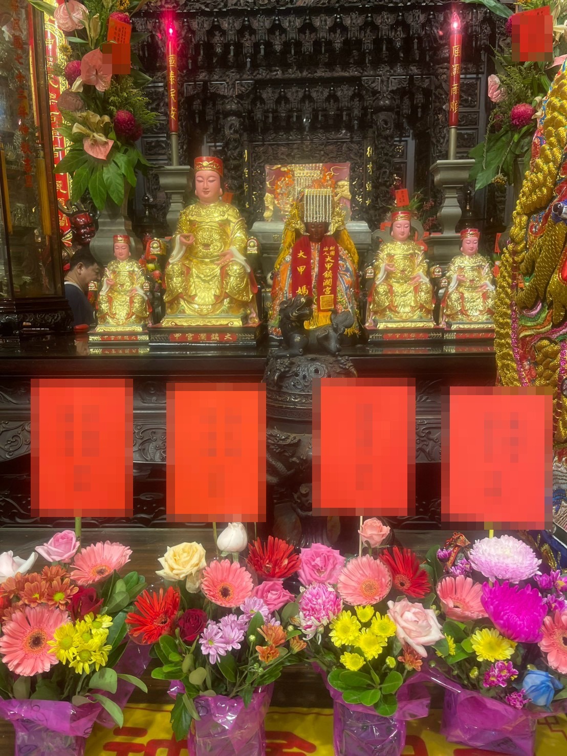 大甲媽祖殿前供花祈福服務 主視覺