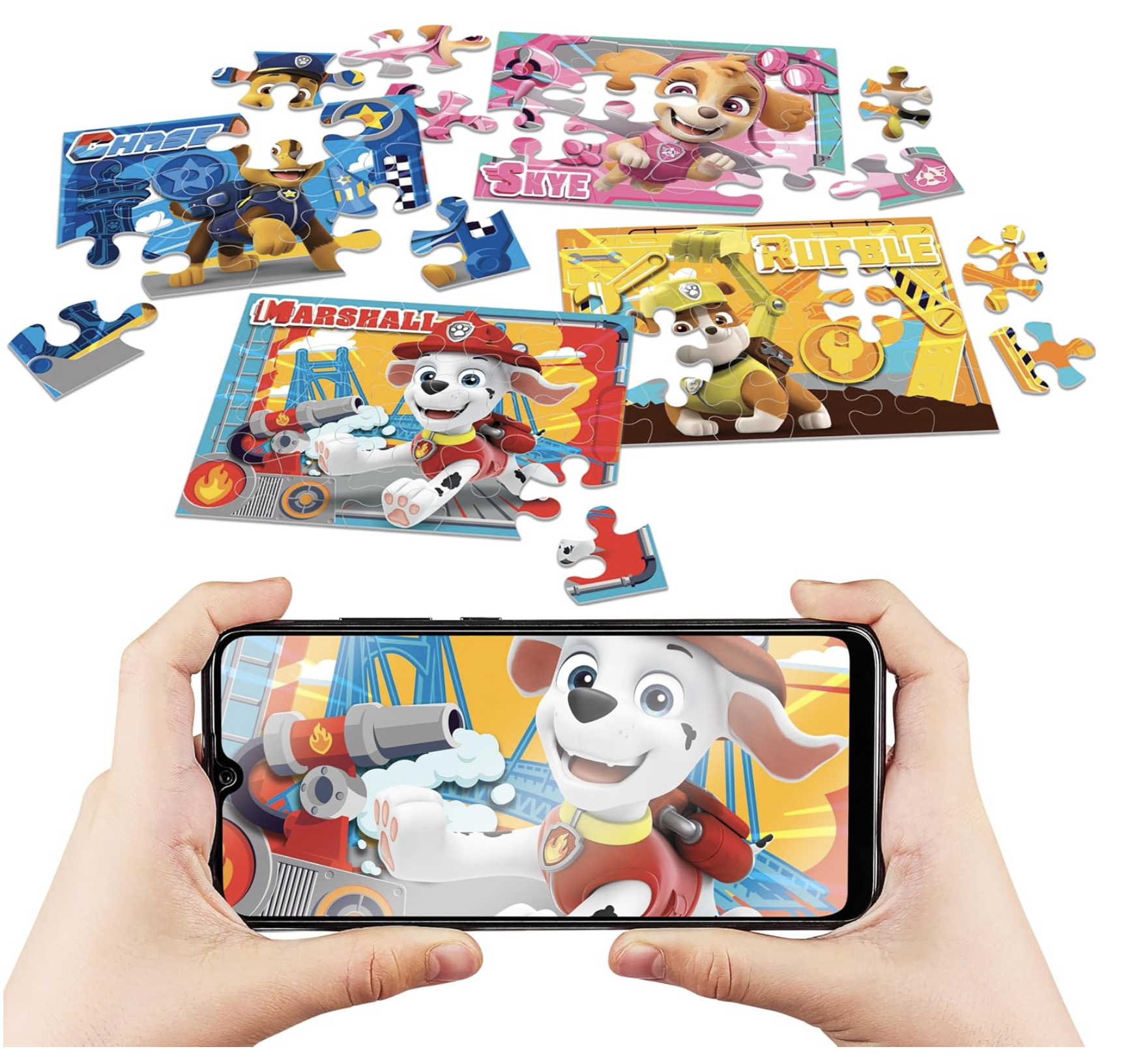 Paw Patrol AR 拼圖 - 魔幻擴增實境全息圖拼圖