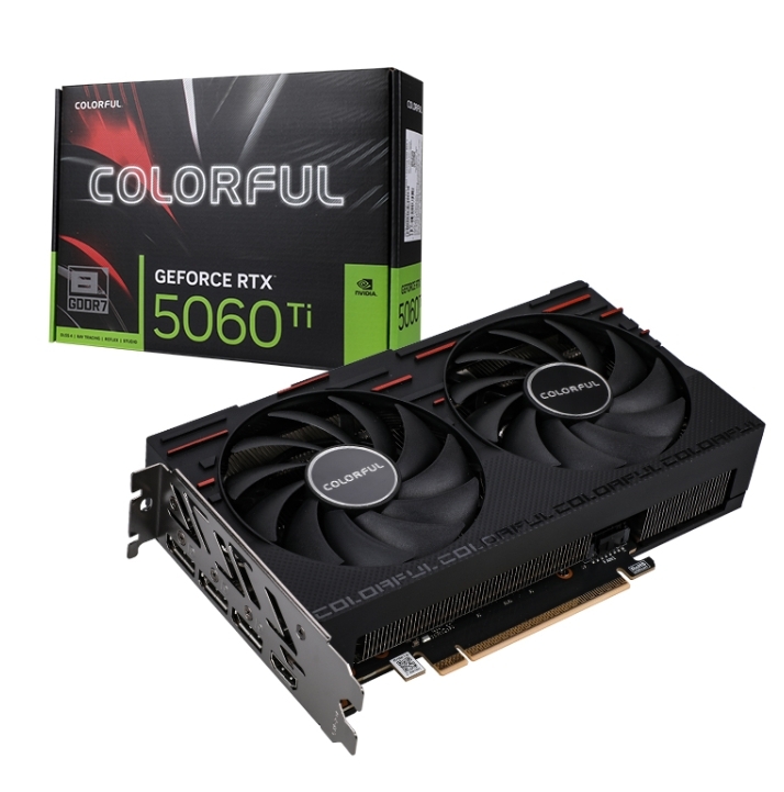 Colorful GeForce RTX 5060 Ti Gaming DUO 8GB-V 顯示卡