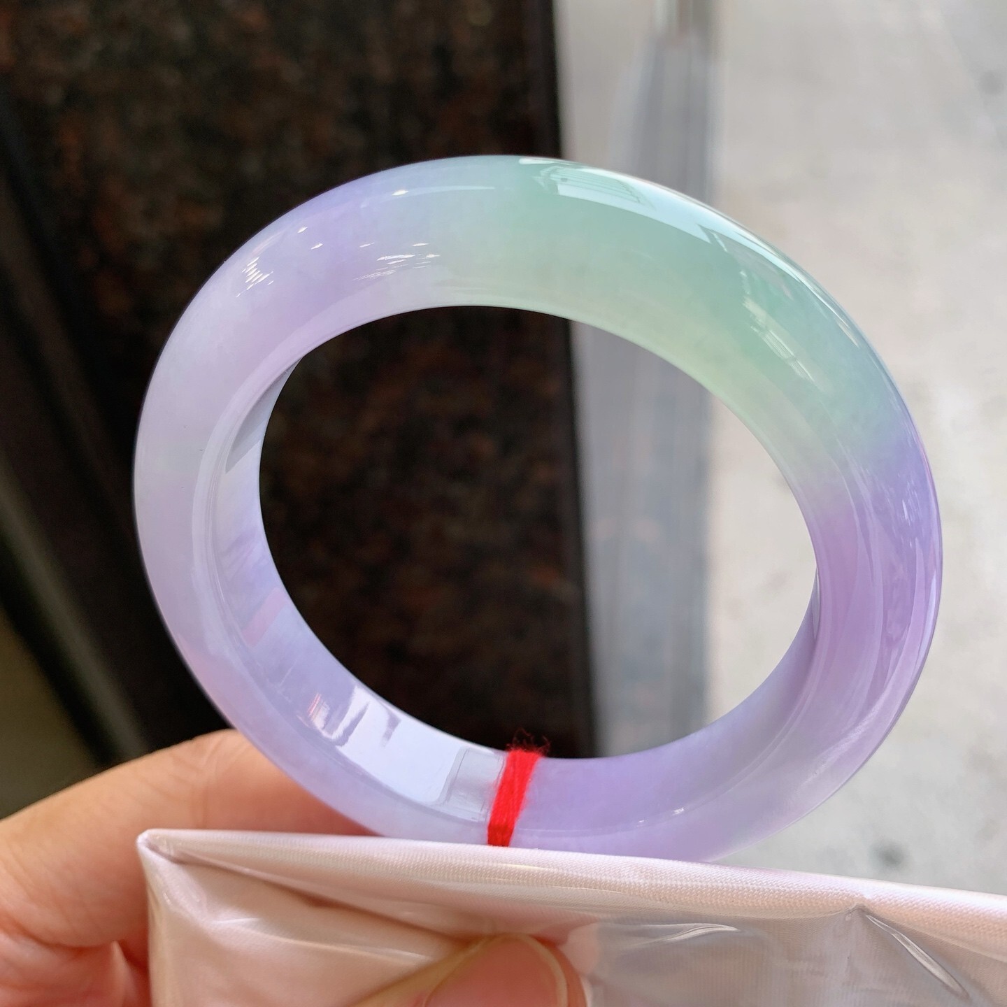 冰春彩翡翠手鐲,天然翡翠A玉, 緬甸玉, Jade, Jadeite