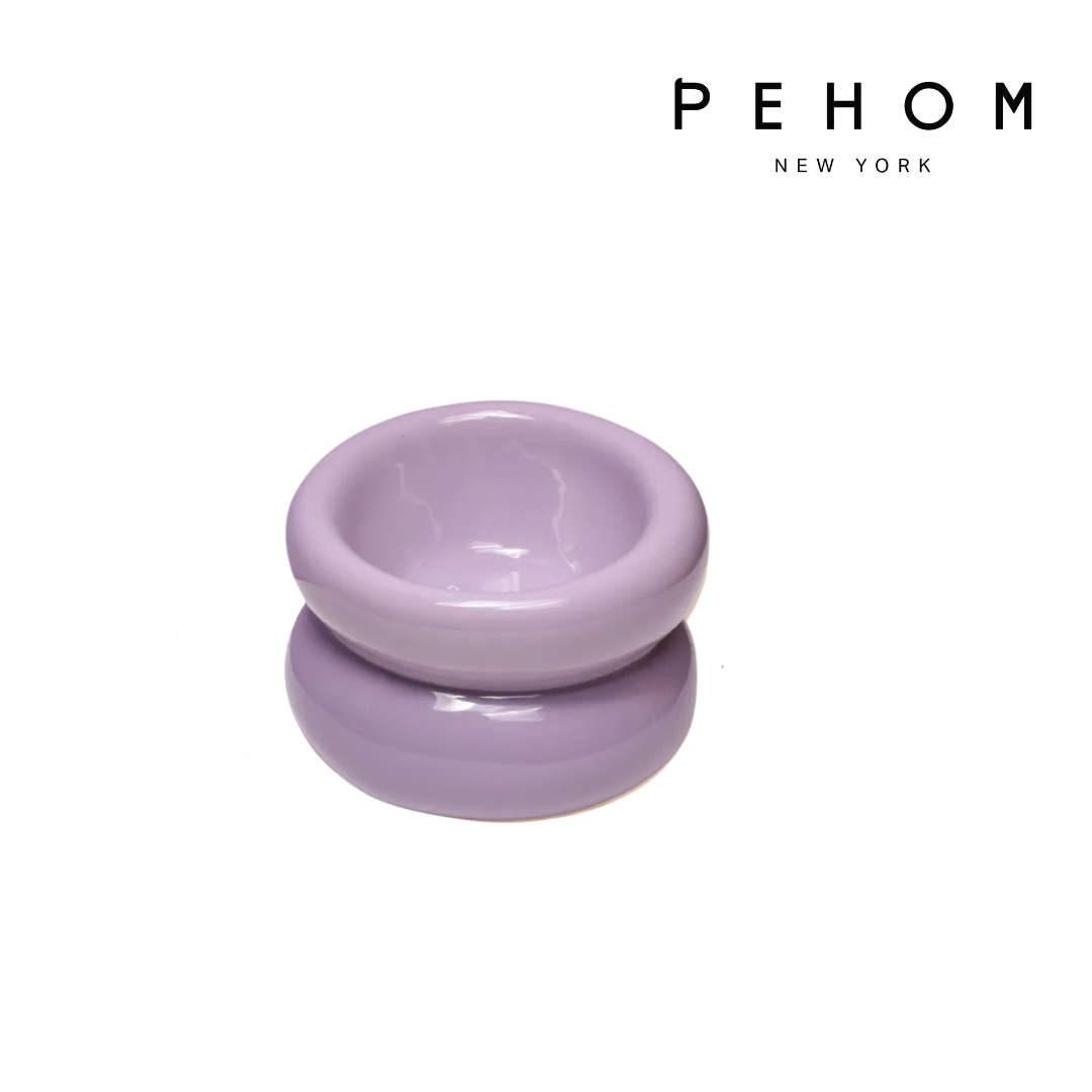 PEHOM 舒芙蕾寵物碗-香芋紫