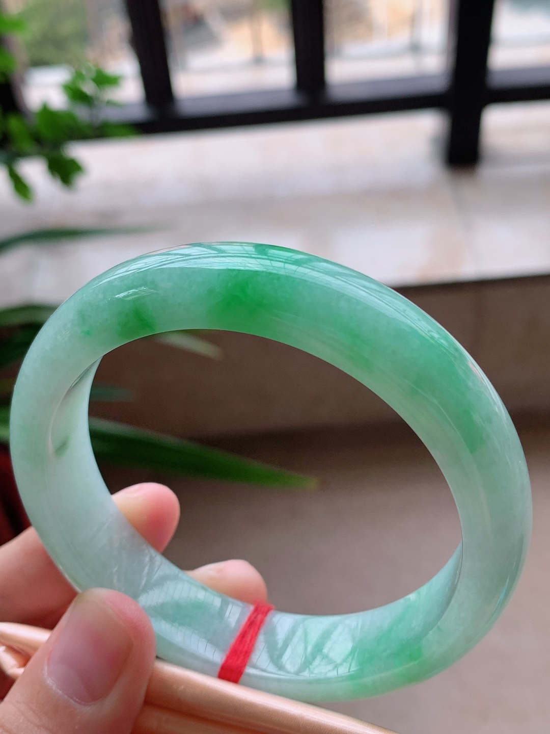 老種冰飄綠翡翠正圈手鐲,天然翡翠A玉, 緬甸玉, Jade, Jadeite
