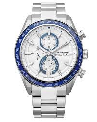 星辰 Citizen Radio-controlled Attesa chronographs with world-time bezel and Direct Flight AT8296-53A , AT8297-51L 電波計時腕錶，配備世界時間表圈