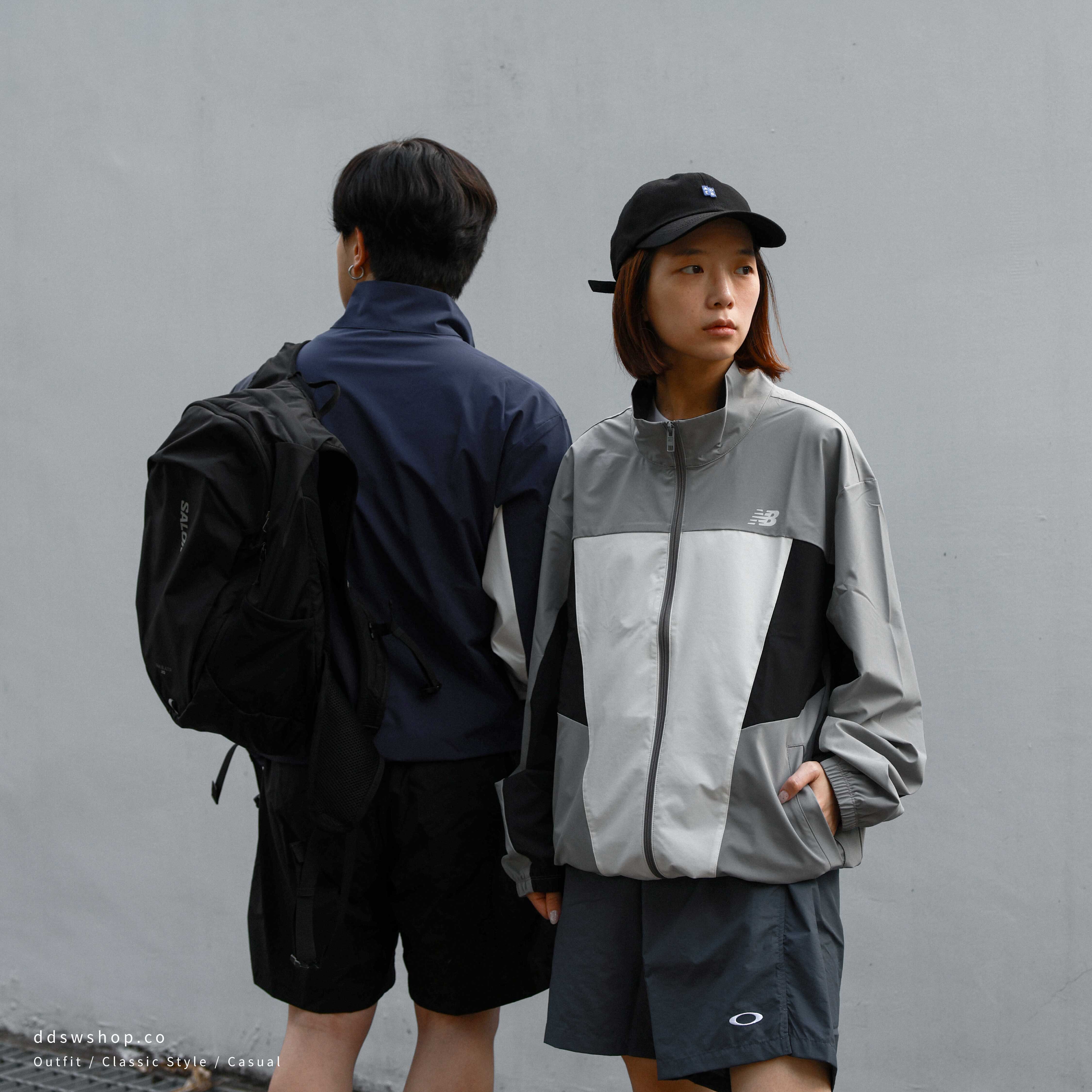New Balance 梭織 拼接訓練外套