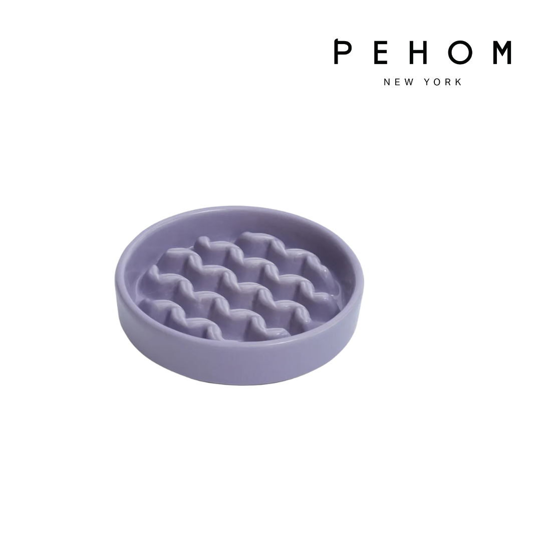 PEHOM 扭扭陶瓷碗-紫色