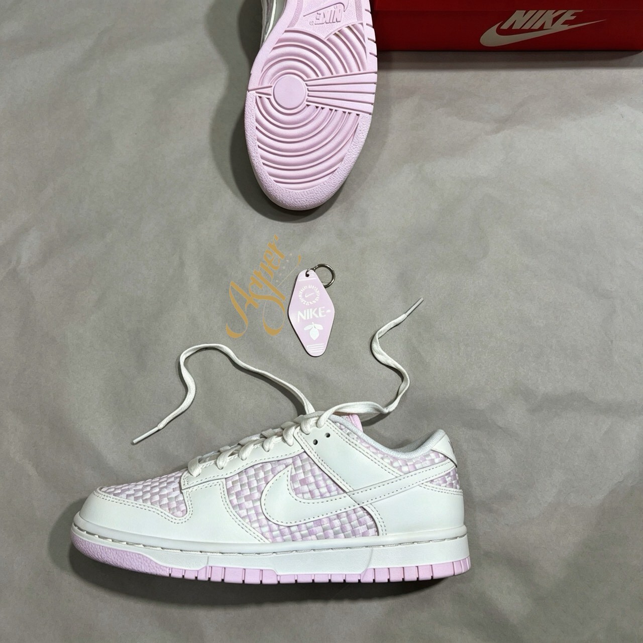 【官網限定】NIKE DUNK LOW ''Beige pink woven'' 米粉編織 IH2476-600 IX