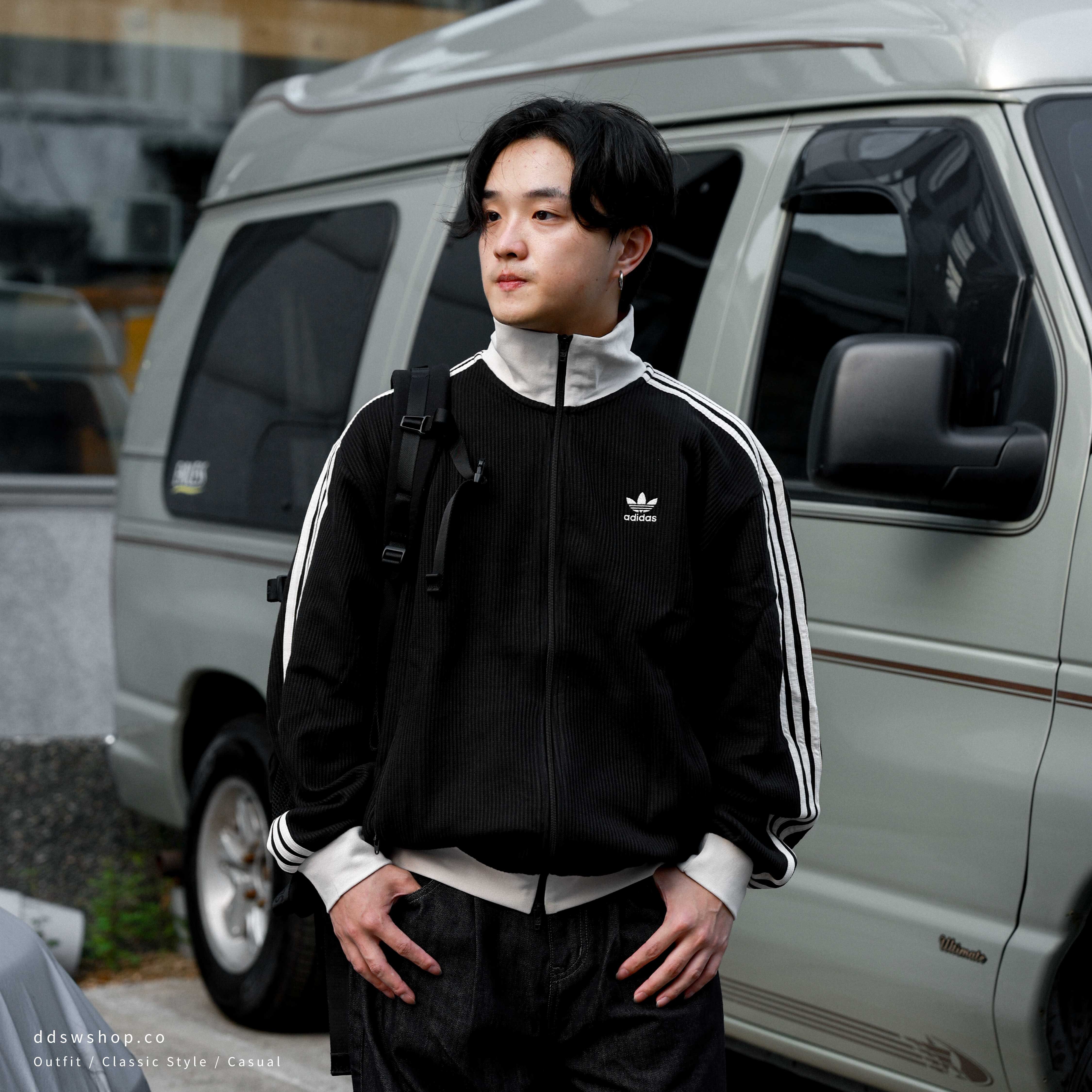 Adidas Waffle Classic Track Top華夫格外套