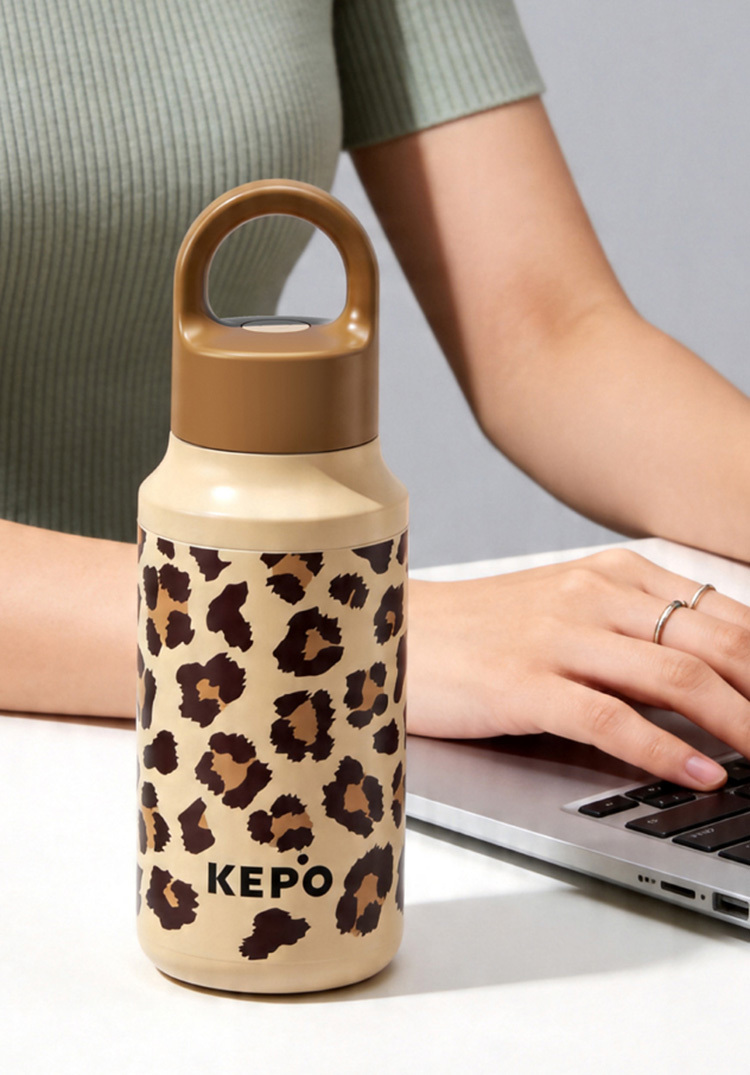 KEPO｜400ML 無螺紋快開保溫杯 316L不銹鋼