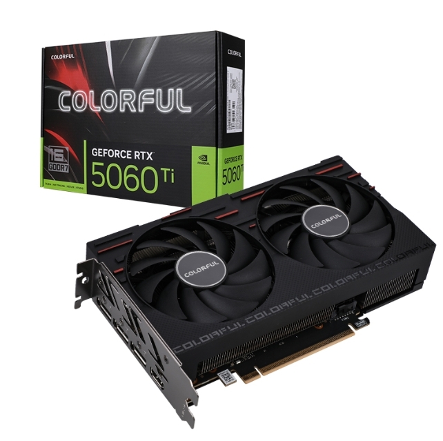 Colorful GeForce RTX 5060 Ti Gaming DUO 16GB-V 顯示卡