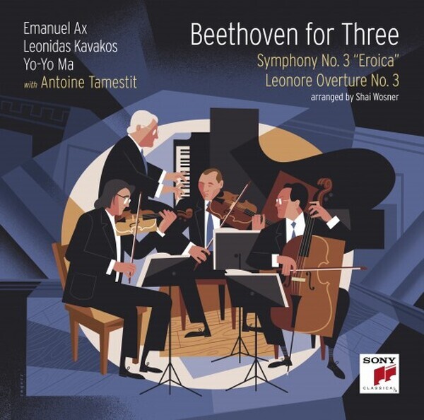 Beethoven for Three: Symphony no.3, Leonore Overture no.3(CD)