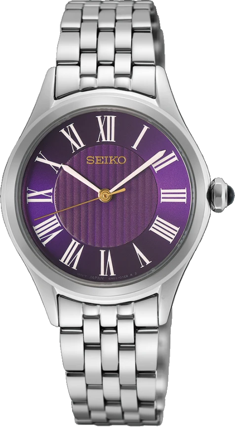 萬年鐘錶 - SEIKO  CS 系列  145 週年江戶紫色面盤經典石英女錶 HGH004P1 / 6N01-00V0P  錶徑29.6MM