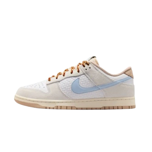【官網限定】NIKE DUNK LOW RETRO SE ''Woven white blue'' 編織白藍 麂皮 IW2016-141 IX