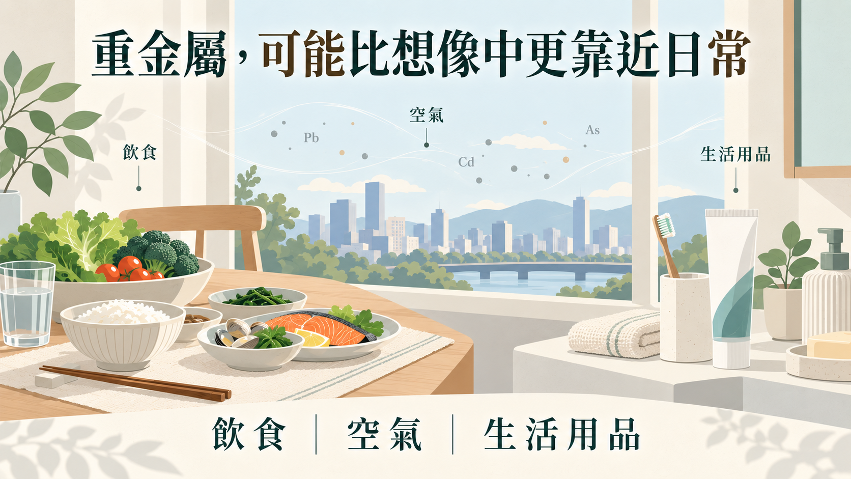 日常重金屬暴露來源