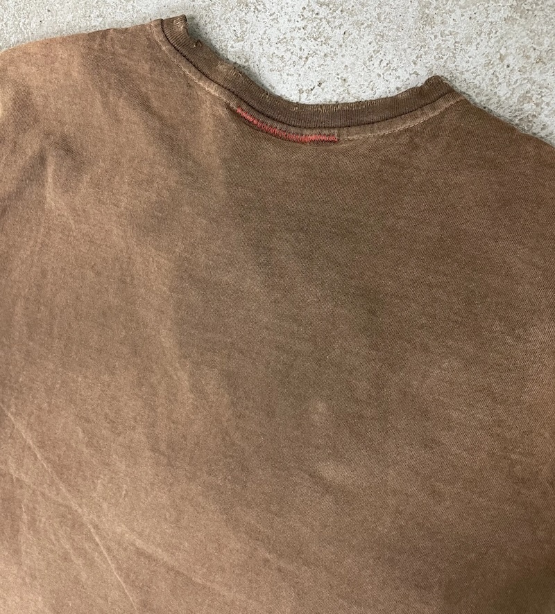 MOOJIMOOJI - OVERSIZE CROP T-SHIRTS - AGED BROWN