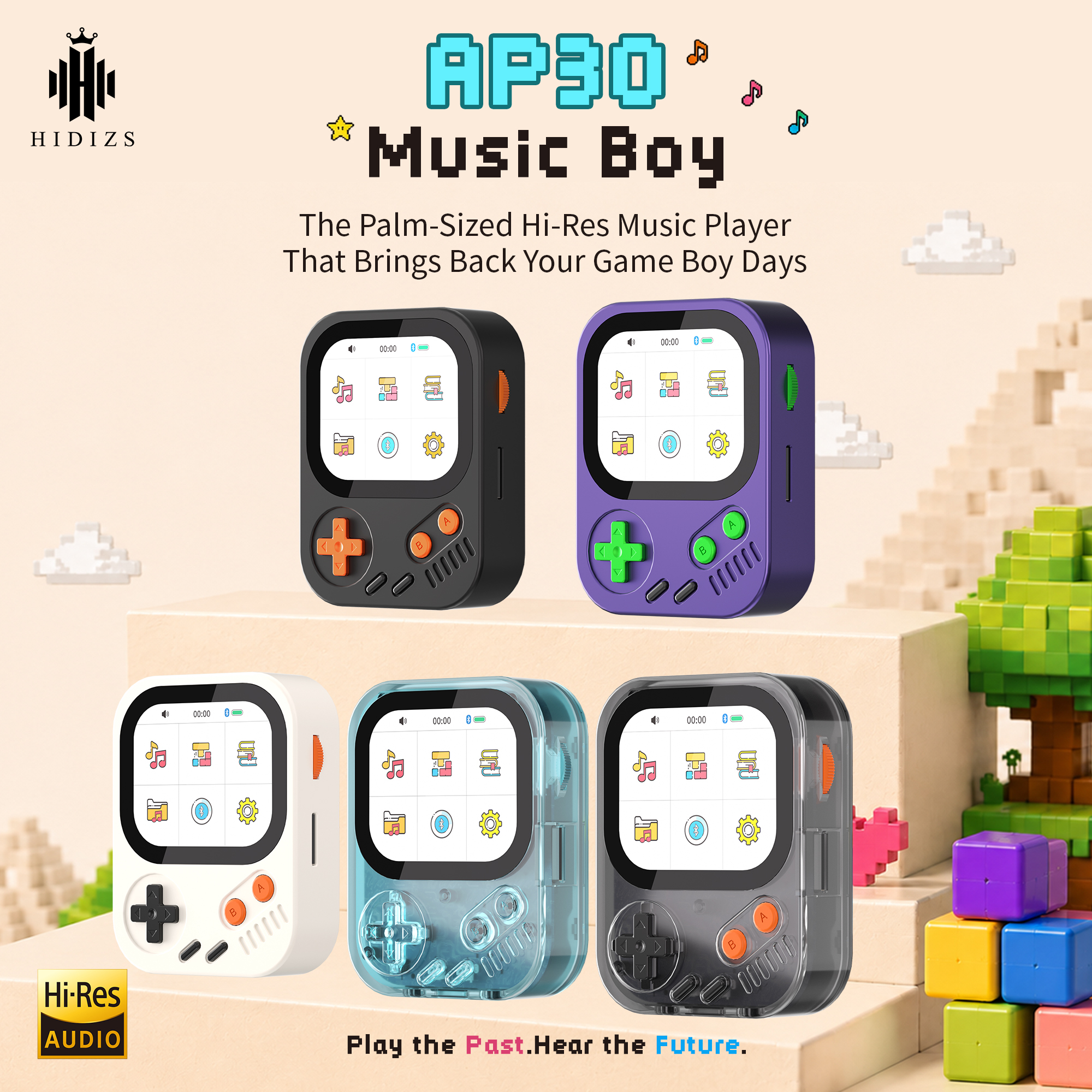 Hidizs AP30 Music Boy 復古風音樂播放器