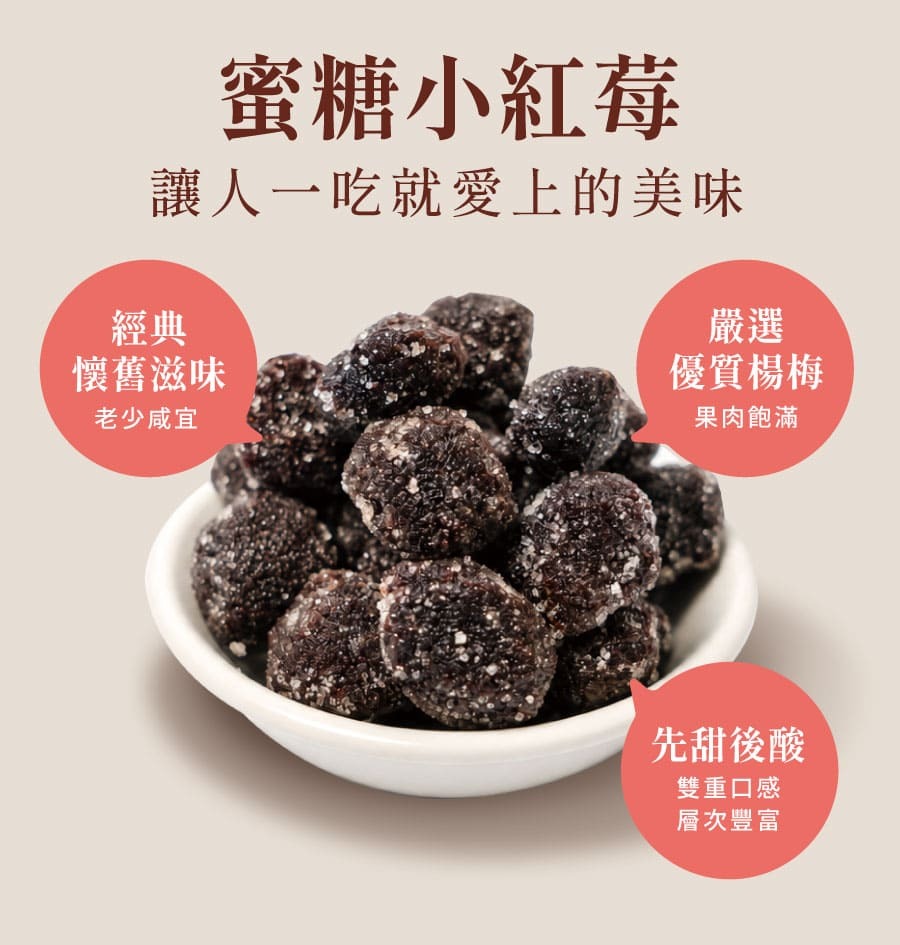 登義蜜糖小紅莓特色
