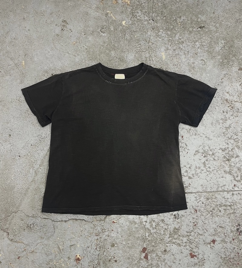 MOOJIMOOJI - OVERSIZE CROP T-SHIRTS - VINTAGE BLACK