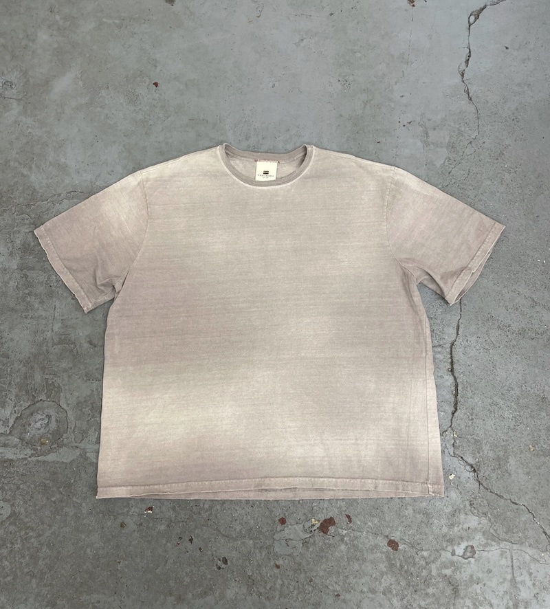 MOOJIMOOJI - OVERSIZE CROP T-SHIRTS - AGED GREY