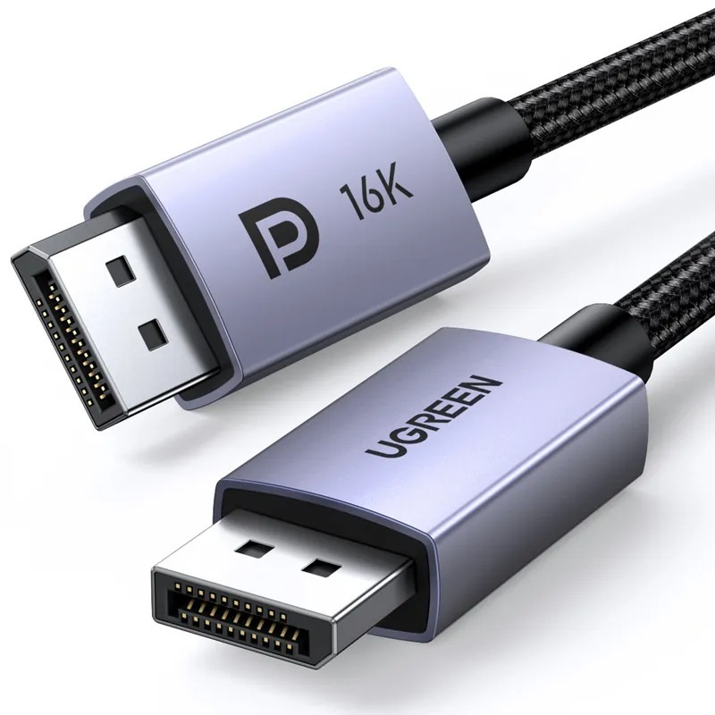 UGREEN DP2.1 80Gbps 16K 顯示卡傳輸線 | 支援 4K 240Hz