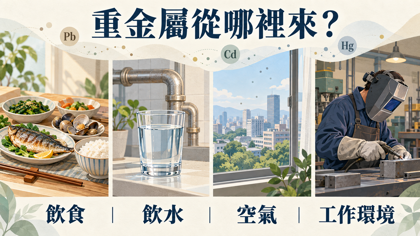 重金屬暴露來源