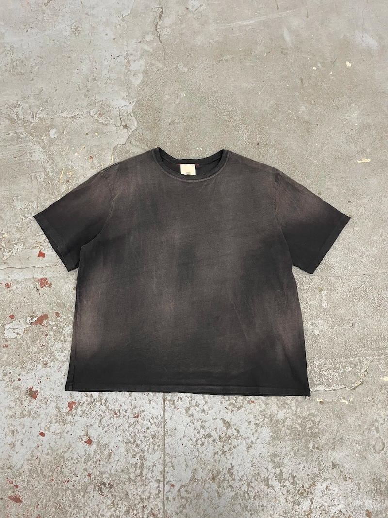 MOOJIMOOJI - OVERSIZE CROP T-SHIRTS - AGED BLACK