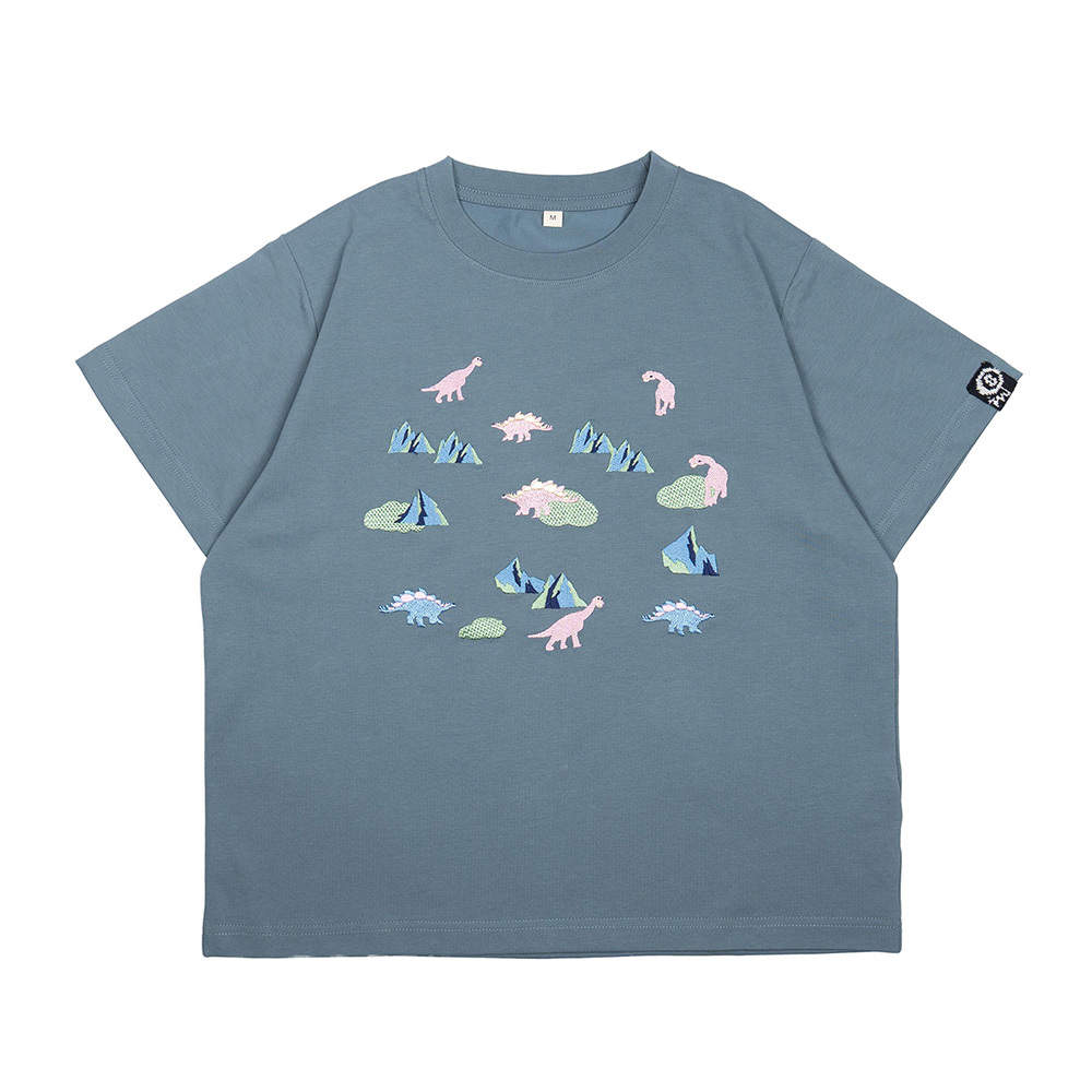 [Empty Cones] Iceland Dinosaur T-shirt Forest