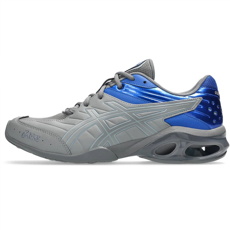 （特價不退換）亞瑟膠科技 緩震減壓 ASICS GEL-KINETIC FR 灰藍色 老爹鞋 休閒跑鞋【1203B084-021】