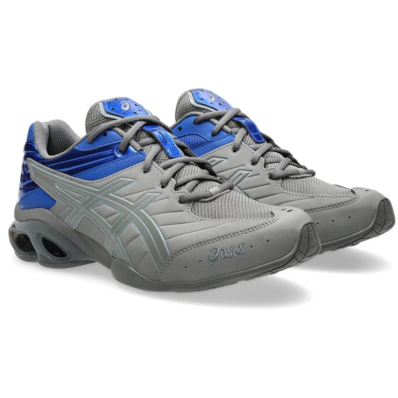 （特價不退換）亞瑟膠科技 緩震減壓 ASICS GEL-KINETIC FR 灰藍色 老爹鞋 休閒跑鞋【1203B084-021】