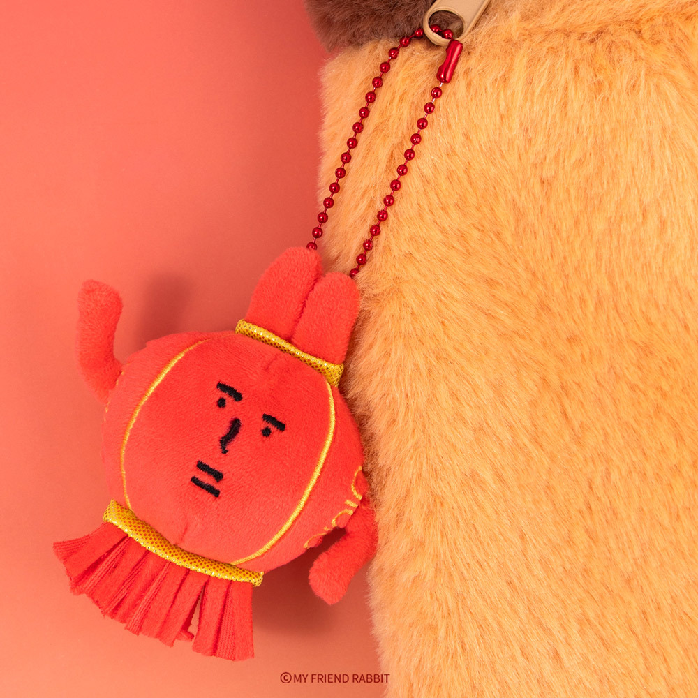 MY FRIEND RABBIT Plush Charm｜Red Lantern