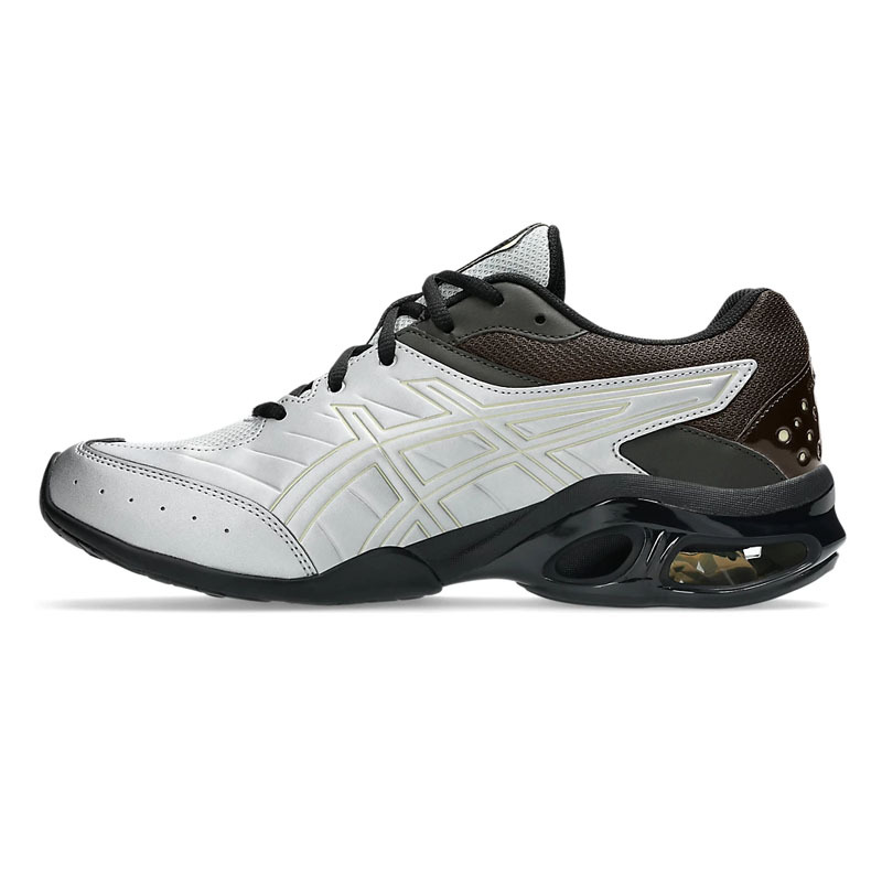 （特價不退換）亞瑟膠科技 緩震減壓 ASICS GEL-KINETIC FR 銀黑色 老爹鞋 休閒跑鞋【1203B084-020】