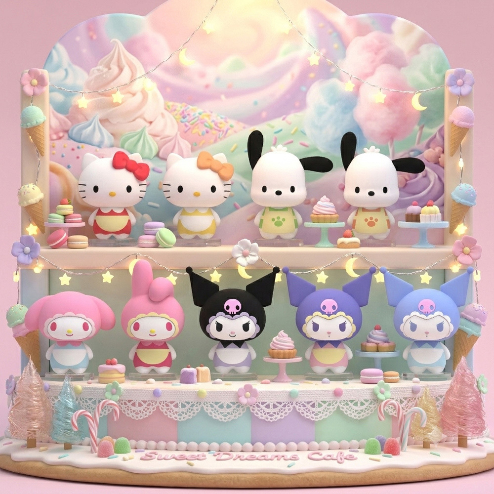 Sanrio 三麗鷗 小小甜點師 一中盒9入