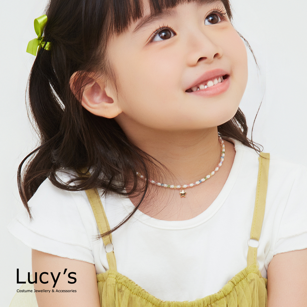KIDS 兒童系列｜微光星橋 項鍊 (三色) (126305/126306/126307)